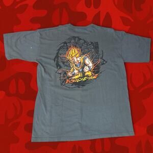 Vintage 2001 Dragon Ball Z Super Saiyan Goku Graphic T-Shirt